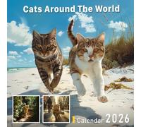 Cats Around The World Calendar 2026: Global Explorers with Whiskers and Wonder