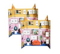 Cats at the Gallery Advent Calendar 2025 - 25 Days of Famous Artwork with Hidden Cats, Christmas Countdown for Art & Cat Lovers (2Pcs)