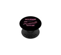 Cats Because People Feline Lover Attitude PopSockets Adhesive PopGrip