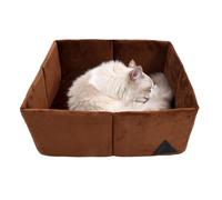 Cats Bed For Indoor, Foldable Small Dog Bed, Portable Rectangular Soft Warm Nest, Self-Warming, Puppy, Kitten, Cats, Home, Travel