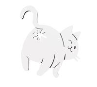 Cats Bread Clip Body for Household Daily Use Butt Clip Humorous Kitchen Tool