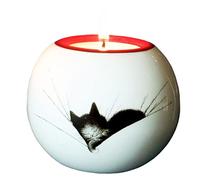 Cats by Dubout Candle Holder