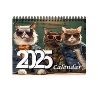 Cats Calendar 2025 | Funny Cats Animal Calendar Uk | 12 Month Planner Calendar With Wire Spiral | Cats 2025 Square Wall Calendar | Cats And Kittens Calendar 2025 | Cat Diary 2025 School Planner