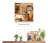 Cats Calendar 2027 Kitty Photo Decorative Schedule Planner