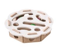 Cats Challenge Box With Bells Ball Felt Puzzle Toy For Boredom Kittens Entertainment Engaging Mental Stimulation Cats