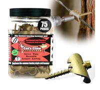 Cat's Claw Fasteners 75 Pieces 1.5" for Hardwoods | Replaces Fence Staples Installs Quickly with Power Drill - No Hammer Needed | Durable & Stronger Than Standard Fencing Staples Easy Install