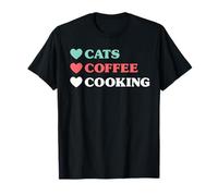Cats Coffee Cooking T-Shirt