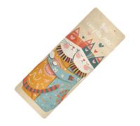 Cats Cute You Complete Me printed yoga mat with cover Thick 1 mm For hot yoga non slip, with Yoga bag cover tapete para ejercicio 71x26 inches