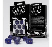 Q-Workshop 96283 Cats Modern Dice Set: Meowster (7) Cardgame