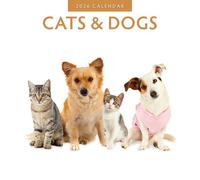 Cats & Dogs - 2026 Square Wall Calendar - by Red Robin Publishing
