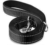 Cats Dogs Harness Collar Lead Strap Night Reflection Dog Pet Towing Rope 1.2/1.5/1.8m Guard Rope Pet Walking Training Leash(Black,2.5x120cm)