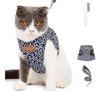 Cats Dogs Vest Harness And Leash Anti-Break Away Chest Strap Cat Clothes, Small Escape Proof Tactical Cat Harness, Breathable Adjustable Dog Walking Harnesses Set, Outdoor Use