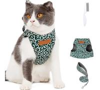 Cats Dogs Vest Harness And Leash Anti-Break Away Chest Strap Cat Clothes, Small Escape Proof Tactical Cat Harness, Breathable Adjustable Dog Walking Harnesses Set, Outdoor Use