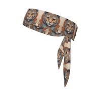 Cat's Eye Fitness Sports Headband, Unisex Sports Sweat-Absorbing Headband, Accessories for Tennis, Jogging, Playing Ball and Yoga