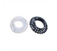 Cat's Eye & Frost Cracked Agate Beads 4/6/8/10mm 16 Size Combos | Loose Round Cat Eye Beads for Bracelet Necklace and DIY Jewelry Making(105pcs of 8mm+6mm)
