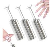 Cat's Eye Magnetic Nail Art Set | 3-piece Heart-shaped Magnet + Y-shaped Guide + Cat's Eye Glue for Home DIY/Nail Studio/Salon Professional Tools
