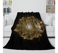 Cat's Eye Nebula NGC6543 Soft Fleece Blanket - Universe Starry Soft Blanket Like A Hug In A Blanket - Birthday Gift for Hubby Boyfriend Girlfriend Neighbor - Gift for Yourself 70x80inch(180x200cm)
