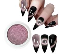 Cats Eye Powder Nails Powder 9D Cats Eye Effect Mirrored Effect Pigment Nails Art Decorations For Woman