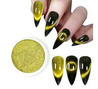 Cats Eye Powder Nails Powder 9D Cats Eye Effect Mirrored Effect Pigment Nails Art Decorations For Woman