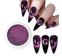 Cats Eye Powder Nails Powder 9D Cats Eye Effect Mirrored Effect Pigment Nails Art Decorations for Woman