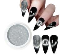Cats Eye Powder Nails Powder 9D Cats Eye Effect Mirrored Effect Pigment Nails Art Decorations for Woman