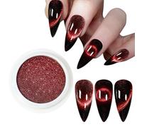 Cats Eye Powder Nails Powder 9D Cats Eye Effect Mirrored Effect Pigment Nails Art Decorations for Woman