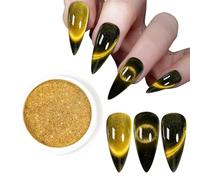 Cats Eye Powder Nails Powder 9D Cats Eye Effect Mirrored Effect Pigment Nails Art Decorations for Woman