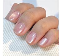 Cats Eye Press On Nails Glitters Fake Nails Full Covers False Nails Acrylic Nails Glues On Nails Artificial Fingernails