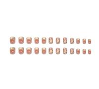 Cats Eye Press On Nails Glitters Square Acrylic Fake Reusable Stick For Art Manicure Decorations Cats Eye Press Nail