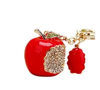 Cat's Eye Stone Pineapple Keychain, Chinese Auspicious Symbols Keychain,with Fu Character, Wealth God & Jade Ruyi,Great for Gift Giving