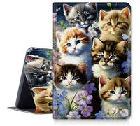 Cats Family Case for Samsung Galaxy Tab A9 8.7 inch 2023(SM-X110/X115/X117), Multiple Viewing Angles Protective Smart Cover with Auto Sleep Wake Feature for Samsung Galaxy Tab A9