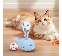 Cats Floating Toy by - Automatic Blow Ball Teaser, Interactive Cat Enrichment Toy | Built-in Pet Toy, Involving Boredo