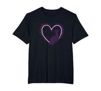 Cat's Got My Heart Feline Love Paw T-Shirt, Men's Big and Tall, Black, 5X Tall