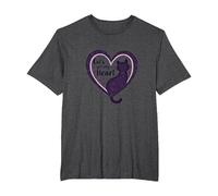 Cat's Got My Heart Feline Love Paw T-Shirt, Men's Big and Tall, Dark Heather Grey, 3X Tall