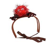 Cats Halloween Costume Headbands For Dressingup Funny Sequined Spiders Headgear For Cats Dogs Lovely Pet Photo Headwear Spiders Hairband