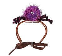 Cats Halloween Costume Headbands For Dressingup Funny Sequined Spiders Headgear For Cats Dogs Lovely Pet Photo Headwear Spiders Hairband