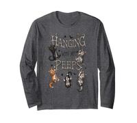 Cats Hanging with Best Friends Spiderwebs Spider Web Long Sleeve T-Shirt