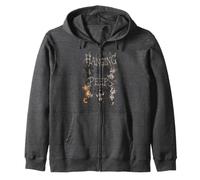 Cats Hanging With Best Friends Spiderwebs Spider Web Zip Hoodie