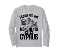 Cats I Came for The Monuments in Cyprus for Men Women. Long Sleeve T-Shirt