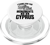 Cats I Came for the Monuments in Cyprus for Men Women. PopSockets PopGrip for MagSafe