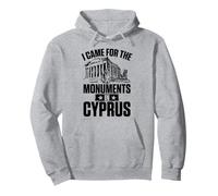 Cats I Came for the Monuments in Cyprus for Men Women. Pullover Hoodie