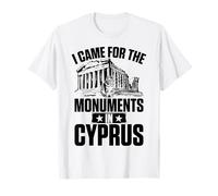 Cats I Came for The Monuments in Cyprus for Men Women. T-Shirt