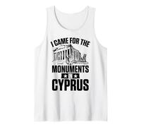Cats I Came for The Monuments in Cyprus for Men Women. Tank Top