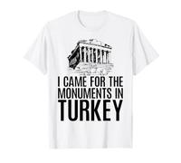 Cats I Came for The Monuments in Turkey for Men Women. T-Shirt