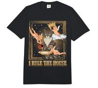 Cats I Rule The House Cat Lover Comfort Colors Adult Heavyweight T-Shirt