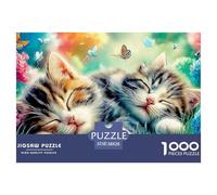 Cats in VillageProdigious 1000-Piece Jigsaw Puzzles for Adults Consisting of 1000 Seemingly Insurmountable Challenging Puzzle Educational Pieces - Forged As A Legacy Gift Jigsaw Puzzles for Adults An