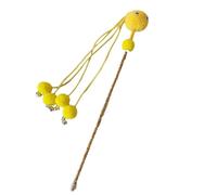 Cats Interactive Stick Toy Cute Tassels Wand With Small Bells Artificial Colorful Cats Playing Teaser Toy Chasing Interactive Wand