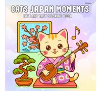cats Japan Moments: Cute and Easy Coloring book