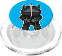 Cats Japanese Samurai Martial Art Ninja Cat Fighting PopSockets PopGrip for MagSafe