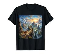 Cat's Journey to Wonderous and Fantastical Worlds an Odyssey Value Graphic T-Shirt